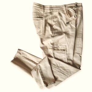 Esqualo High Waist Cotton Cargo Pants NWT Sz 12
